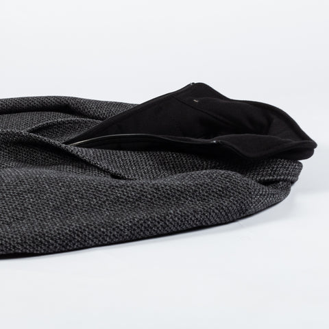 Joop Textured Charcoal Hectar Jacket - Black, Wool, Denim, Oxford, Slim Fit, Made In Portugal - View 8