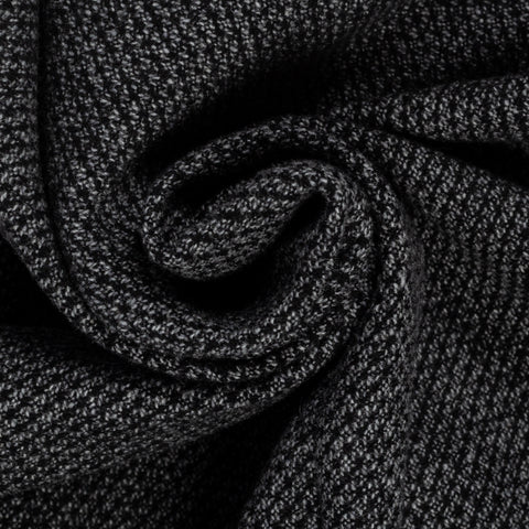 Joop Textured Charcoal Hectar Jacket - Black, Wool, Denim, Oxford, Slim Fit, Made In Portugal - Alternate View