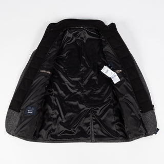 Joop Textured Charcoal Hectar Jacket - Black, Wool, Denim, Oxford, Slim Fit, Made In Portugal - View 10