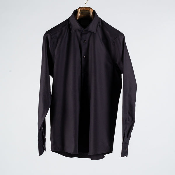 Dark Purple Textured Dress Shirt