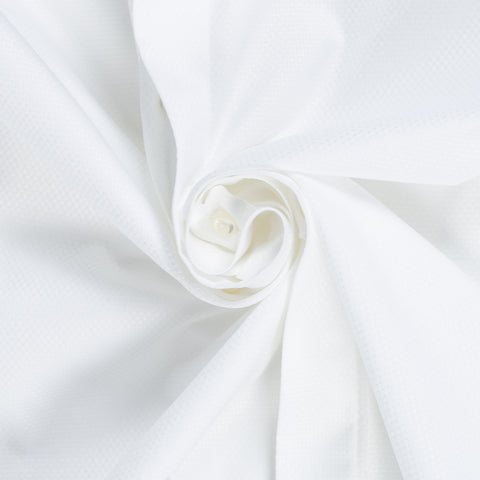 Stenstroms White Textured Tuxedo Shirt - Black, Cotton, Silk, Twill - Alternate View