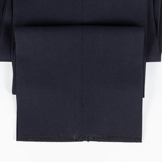 J Mueser Navy Fresco Wool Single Breasted Waverly Suit - Wool, Canvas, Matte, Made In Italy - View 10
