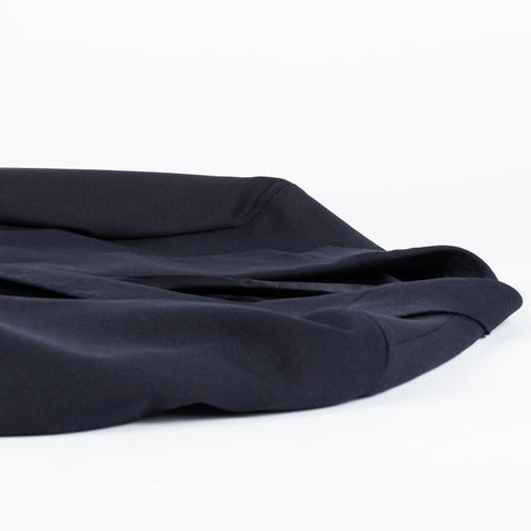 J Mueser Navy Fresco Wool Single Breasted Waverly Suit - Wool, Canvas, Matte, Made In Italy - View 8