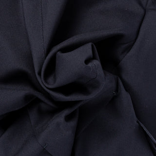 J Mueser Navy Fresco Wool Single Breasted Waverly Suit - Wool, Canvas, Matte, Made In Italy - Alternate View