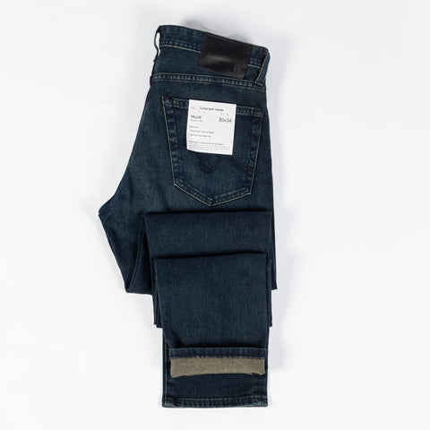 AG Tellis Bishop Cloud Soft Denim - Tan, Cotton, Denim, Twill, Slim Fit - View 8