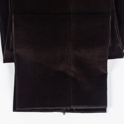 J Mueser Chocolate Brown Corduroy Waverly Suit - Cotton, Corduroy, Canvas, Matte, Made In Italy - View 10