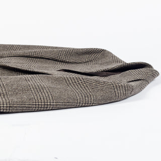 J Mueser Oatmeal Wool & Cashmere GlenCheck Weaverly Jacket - Tan, Wool, Cashmere, Denim, Made In Italy - View 8