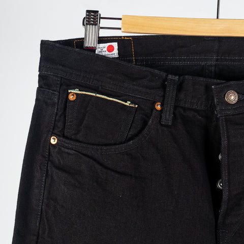 Edwin USA AKT33 One Wash Black 13.5oz Rainbow Selvedge Denim - Cotton, Denim, Japanese, Tapered, Woven, Made In Japan -...