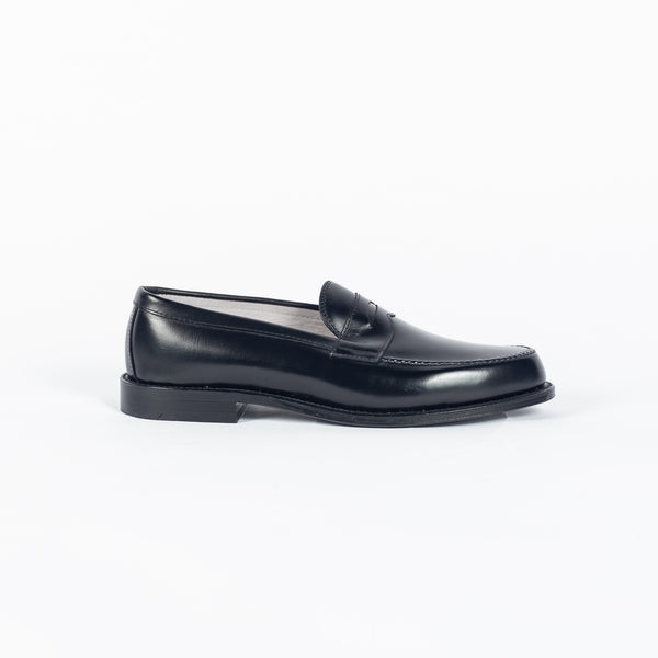981 Leisure Handsewn Penny Loafer (Black Calf)