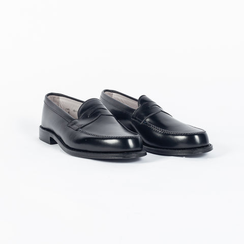 981 Leisure Handsewn Penny Loafer (Black Calf) - Mr.Derk