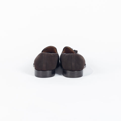 Alden 666 Tassel Loafer (Mocha Kid Suede) - Red, Suede, Leather - View 5