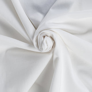 White PYA Iconic Crewneck T-Shirt - Cotton, Silk, Pima Cotton, Slim Fit, Woven, Made In Peru - Alternate View