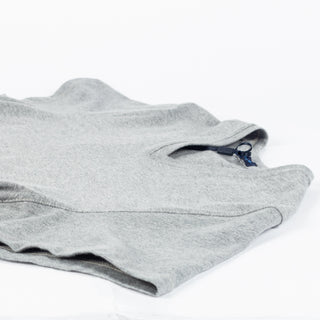 Grey PYA Iconic V-neck T-Shirt - Cotton, Pima Cotton, Peruvian Pima, Slim Fit, Knit, Made In Peru - View 7