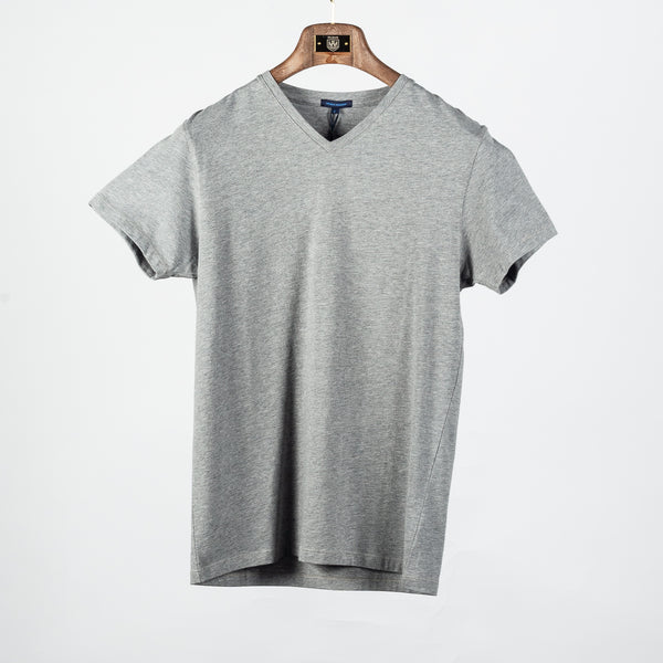 Grey PYA Iconic V-neck T-Shirt