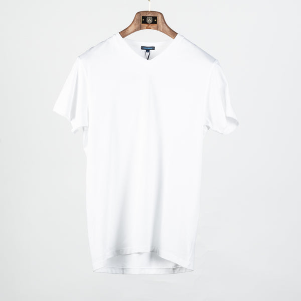 White PYA Iconic V-neck T-Shirt