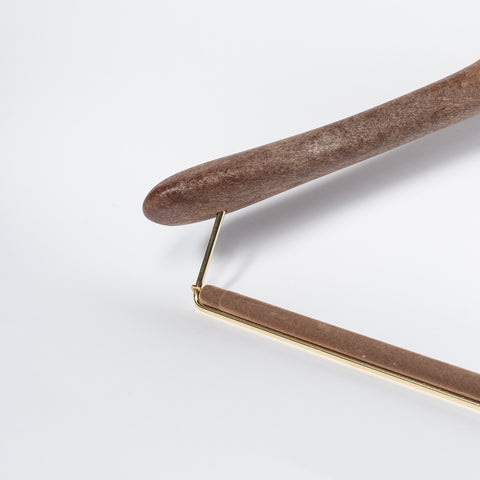 Mr.Derk Premium Suit Hanger - Red, Solid - Detail View