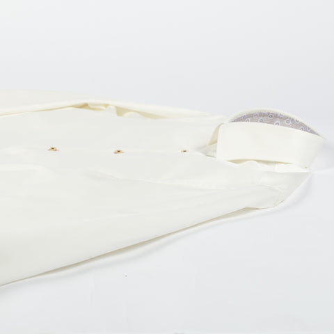 Champagne Twill Shirt with Contrast - Mr.Derk
