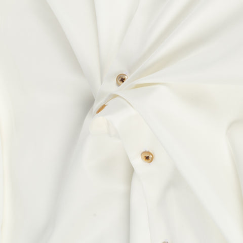 Champagne Twill Shirt with Contrast - Mr.Derk