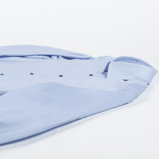 Blue Pattered Twill Dress Shirt - Mr.Derk