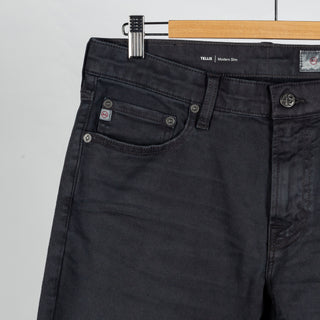 Tellis 7yrs Sulfur Pure Black Cloud Soft Denim - Mr.Derk