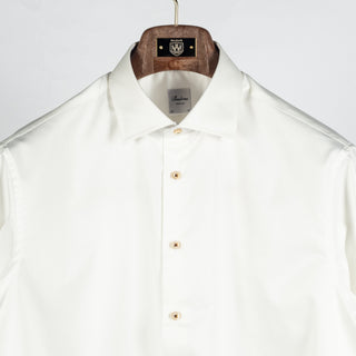 Champagne Twill Shirt with Contrast - Mr.Derk