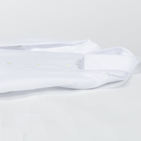 Stenstroms Textured White Dress Shirt - Cotton - View 8