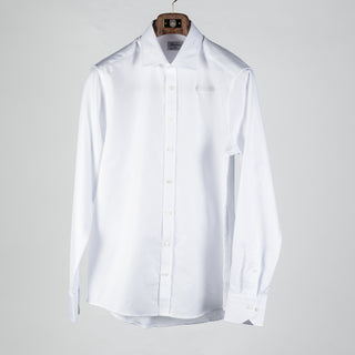 White Textured Tuxedo Shirt Mr.Derk White Textured Tuxedo Shirt Mr.Derk