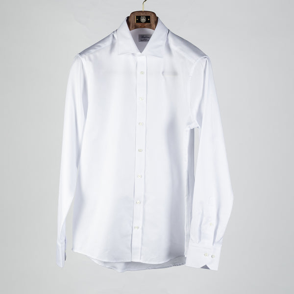 Textured White Dress Shirt