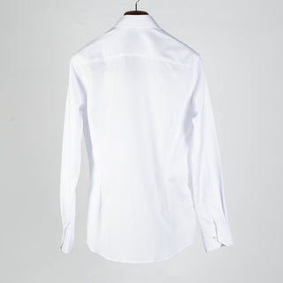 Stenstroms Textured White Dress Shirt - Cotton - View 5