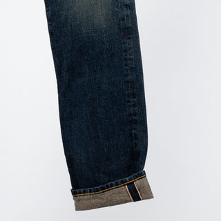 Tellis Selvage 15 Year Dome 12oz Denim - Navy, Cashmere, Denim, Leather, Slim Fit - View 5