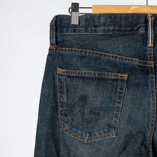 Tellis Selvage 15 Year Dome 12oz Denim - Navy, Cashmere, Denim, Leather, Slim Fit - View 7