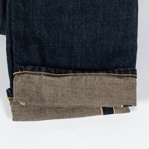 Tellis Selvage 15 Year Dome 12oz Denim - Navy, Cashmere, Denim, Leather, Slim Fit - Alternate View