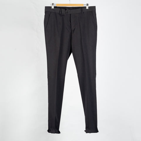 Lief Horsens Charcoal 2pc Stock Suit - Grey, Polyester, Viscose, Stretch, Slim Fit - View 9