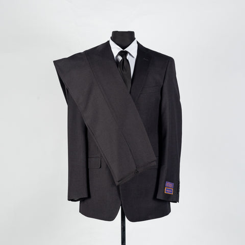 Charcoal Giorgio Fiorelli Suit - Polyester, Viscose, Stretch, Classic Fit - Alternate View