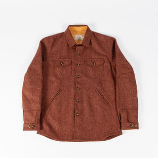 Dehen 1920 Dehen Brick Herringbone Crissman Overshirt 6