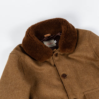 Dehen 1920 Dehen Tan Winston Jacket w/ Mouton Collar 8