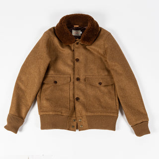 Dehen 1920 Dehen Tan Winston Jacket w/ Mouton Collar 6