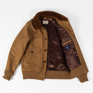 Dehen 1920 Dehen Tan Winston Jacket w/ Mouton Collar 7