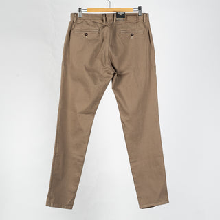 Alberto Light Brown 1582 Rob Chinos - Cotton, Stretch, Slim Fit, Knit - View 5