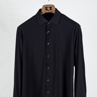 Stenstrom Textured Black Active Stretch Dress Shirt - Stretch - View 6