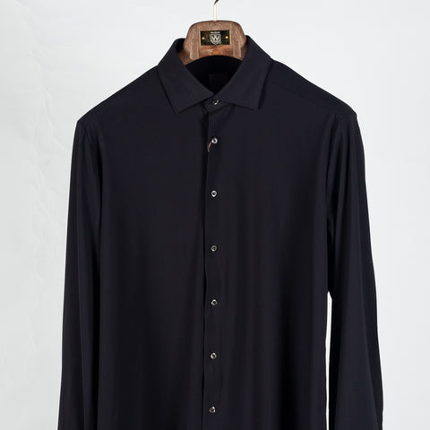 Stenstrom Textured Black Active Stretch Dress Shirt - Stretch - View 6