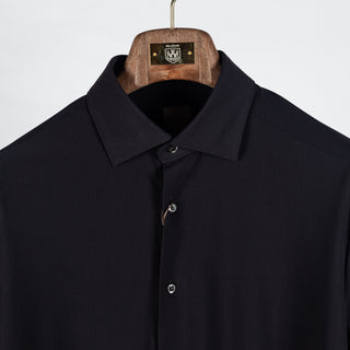 Stenstrom Textured Black Active Stretch Dress Shirt - Stretch - View 7