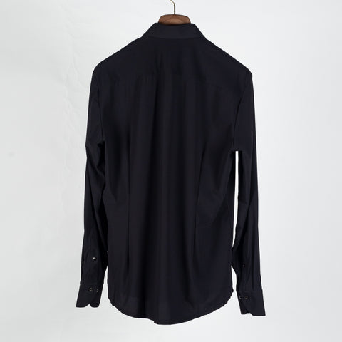 Stenstrom Textured Black Active Stretch Dress Shirt - Stretch - View 5