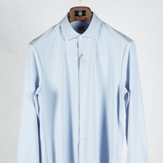 Stenstrom Light Blue Active Stretch Dress Shirt - Stretch - View 6