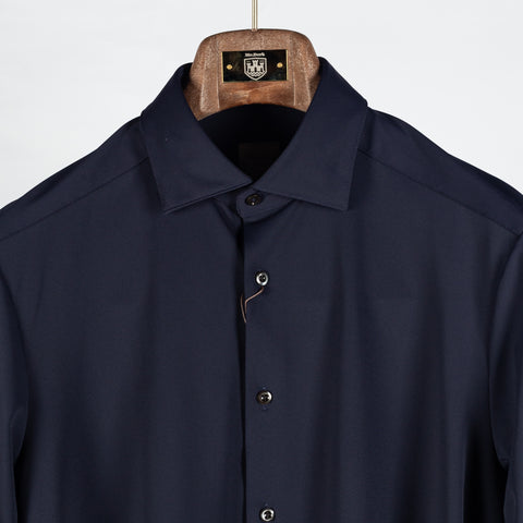 Stenstrom Navy Active Stretch Dress Shirt - Stretch - View 7