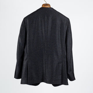 Empire Navy Textured Wool Cashmere Blazer - Wool, Cashmere, Denim, Check, Made In Canada - View 5