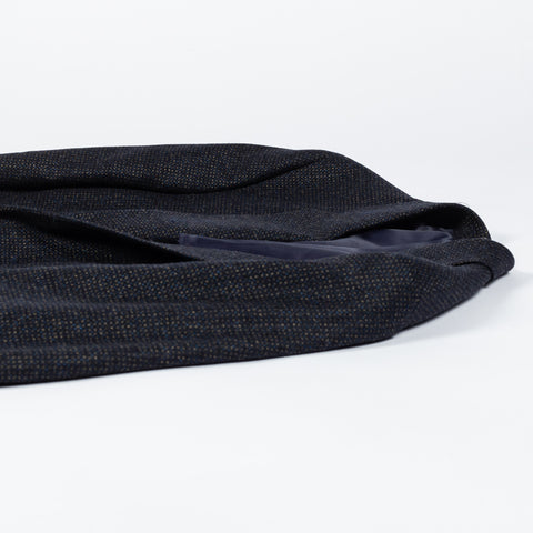Empire Navy Textured Wool Cashmere Blazer - Wool, Cashmere, Denim, Check, Made In Canada - View 8