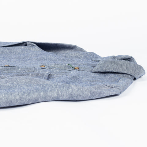Barbour Indigo Bradden Linen Blend Relaxed Shirt - Red, Cotton, Linen, Denim, Relaxed Fit, Textured - View 9