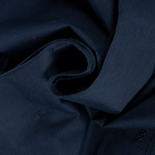 Barbour Navy Short Rokig Waterproof Jacket - Cotton, Denim, Polyester, Knit - Detail View