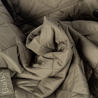 Barbour Dusty Olive Lowerdale Gilet — fabric detail